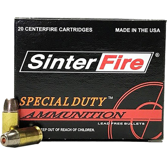 Sinterfire Special Duty Pistol Ammo 10mm 125 gr. HP 20 rd.