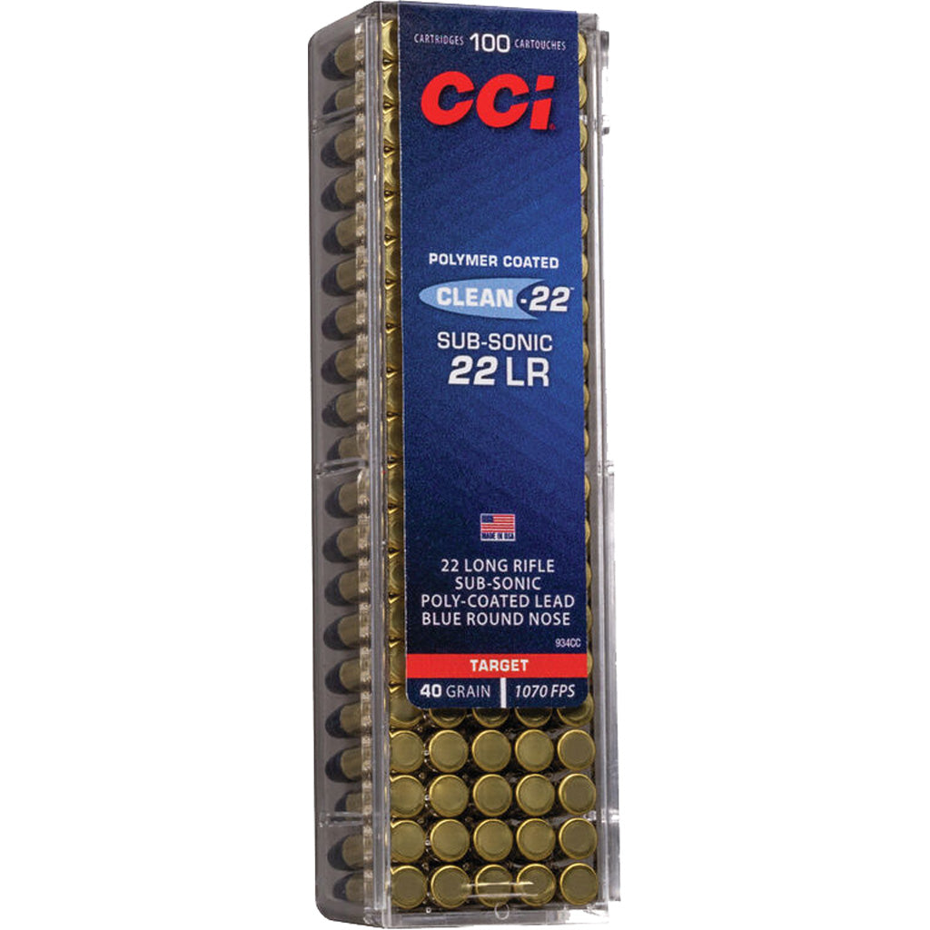 CCI CLEAN 22LR 40GR BLUE POLY