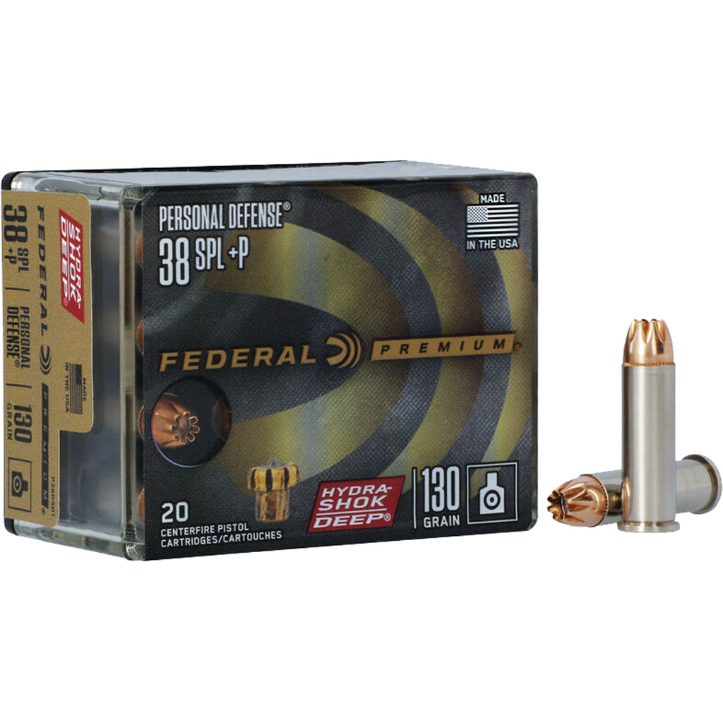 FEDERAL 38 SPECIAL+P 130GR