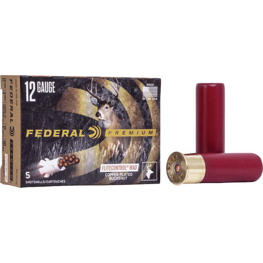 Federal Premium Vital Shok Shotgun Ammo 12 ga. 3 in. 12 Pellets 00 Buck 5 rd.