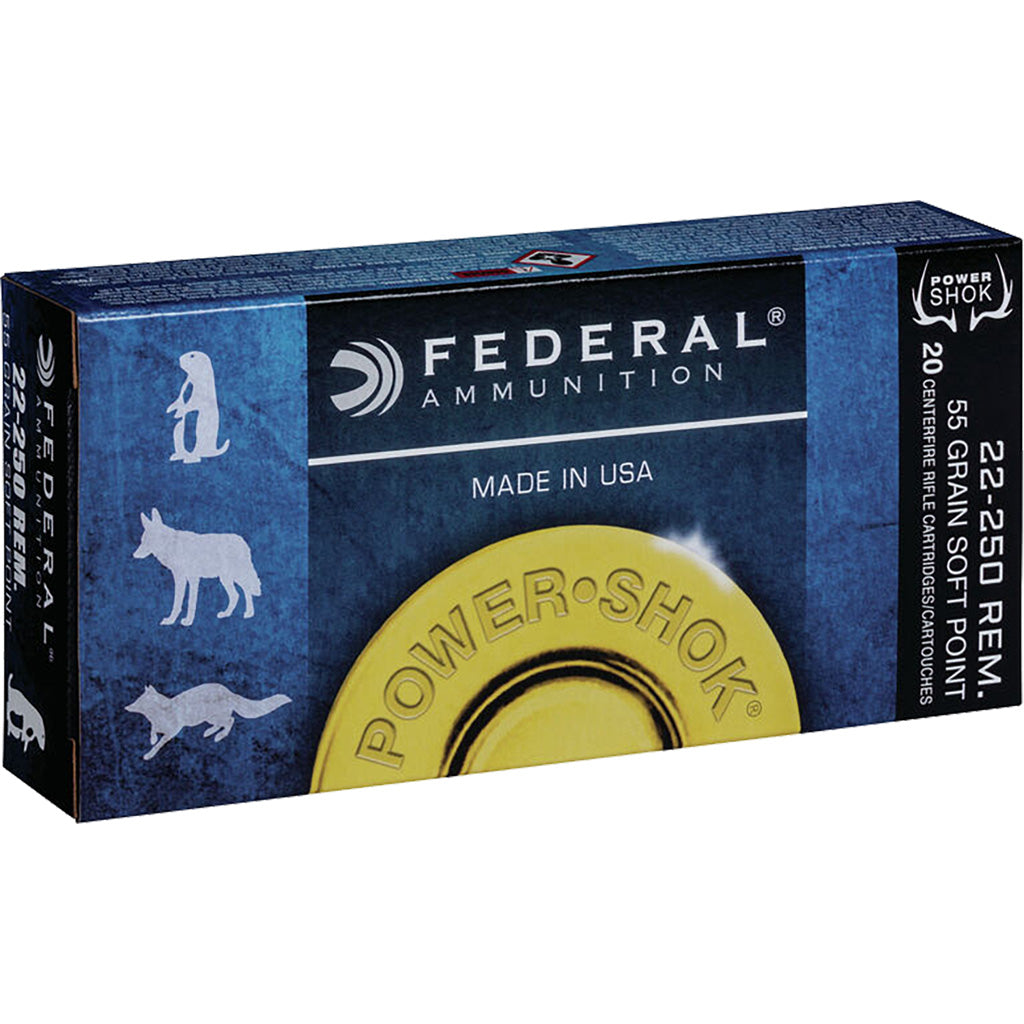 FEDERAL POWER-SHOK 22-250 REM