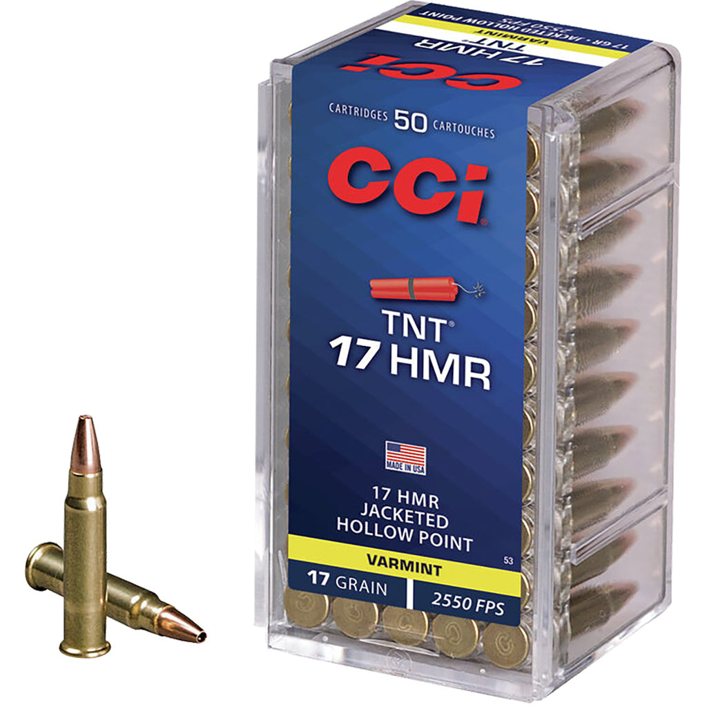 CCI 17HMR 17GR TNT-HP 2550FPS