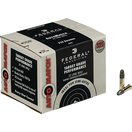 Federal Champion Training Rimfire Ammo 22 LR 40 gr. Lead Round Nose 325 rd.