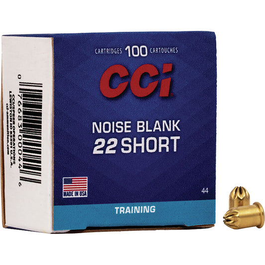 CCI Blank Paper Noise Blanks Rimfire Ammo 22 Short Blank 100 rd.