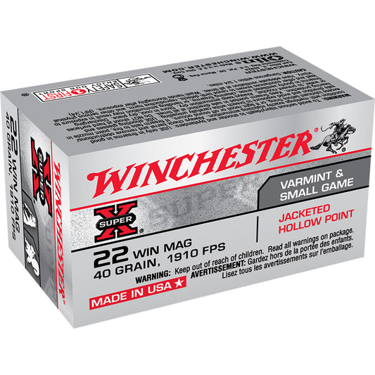 WINCHESTER SUPER-X 22WMR 40GR