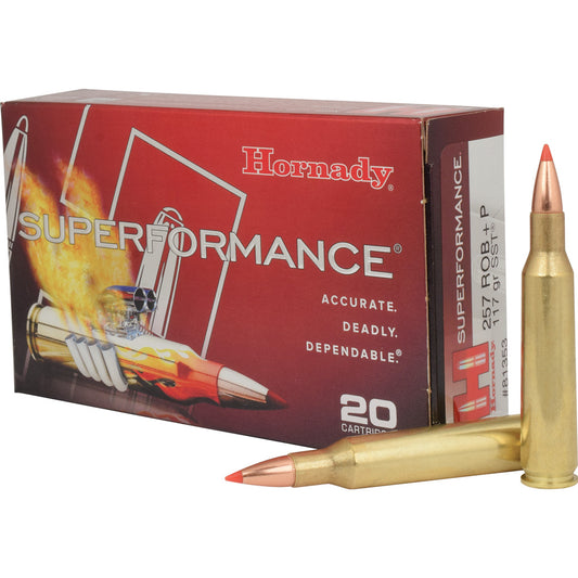 Hornady Superformance Rifle Ammo 257 Roberts 117 gr. SST 20 rd.