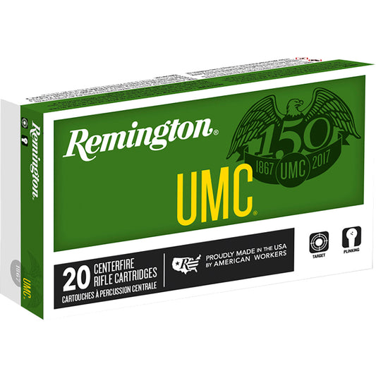 Remington UMC Centerfire Rifle Ammo 22-250 Rem. 45 gr. JHP 20 rd.