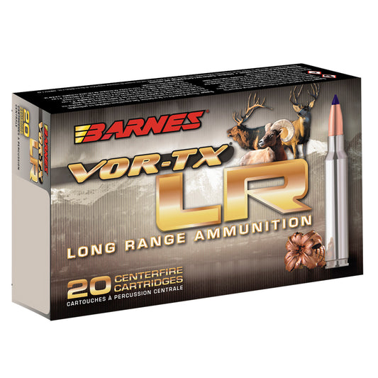 Barnes VOR-TX Long Range Rifle Ammo 270 Win. 129 gr. LRX Boat Tail 20 rd.