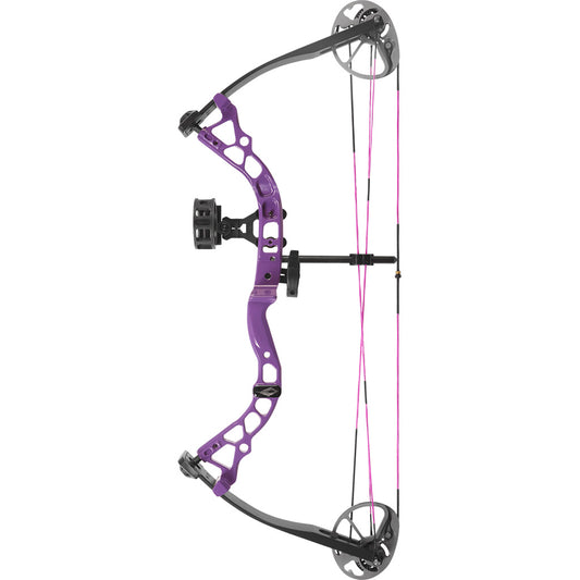 Diamond Atomic Bow Package Purple 12-24 in. 29 lbs. LH
