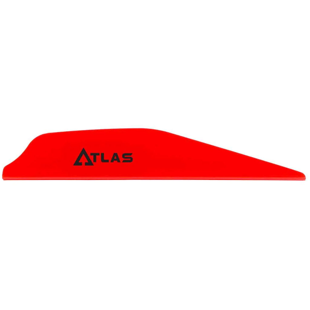 Bohning Atlas Vanes Neon Red 100 pk.