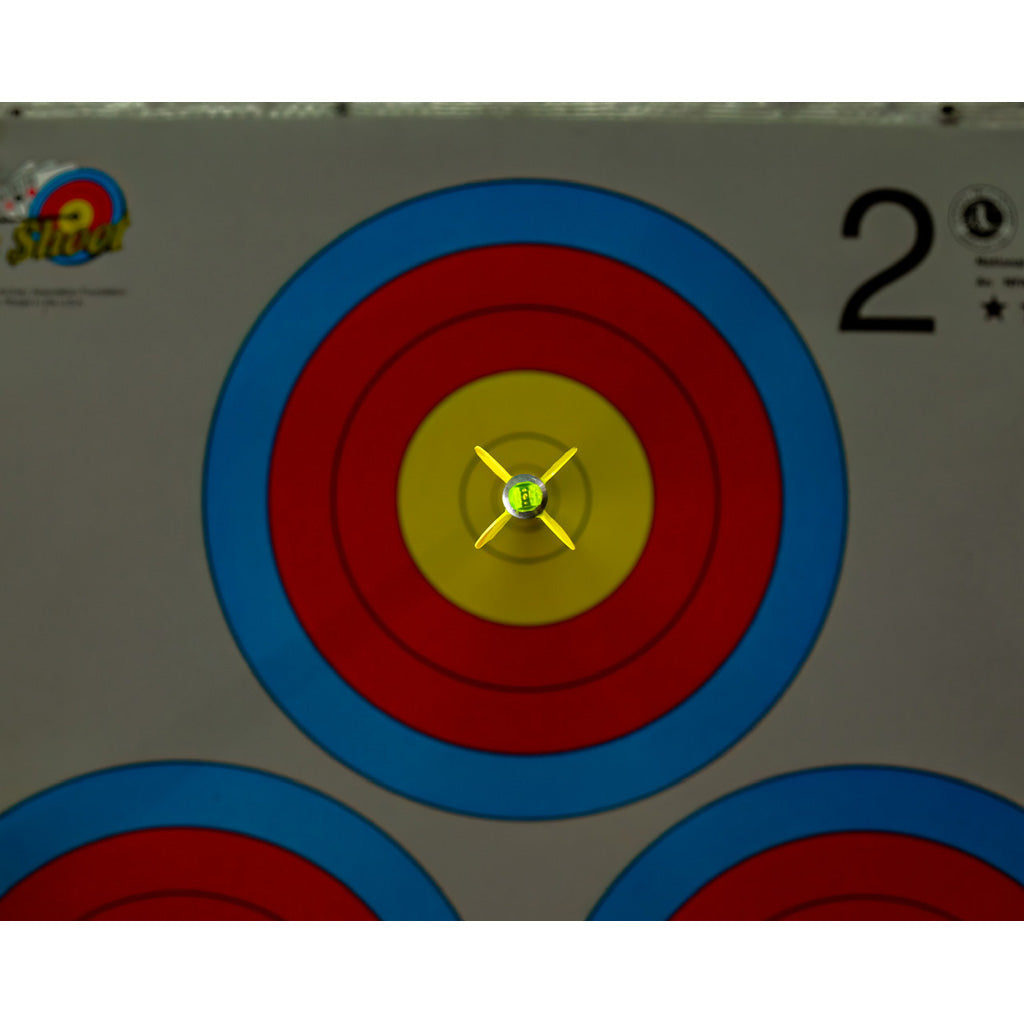 Flex Fletch Quad X Vanes Flo Yellow 50 pk.