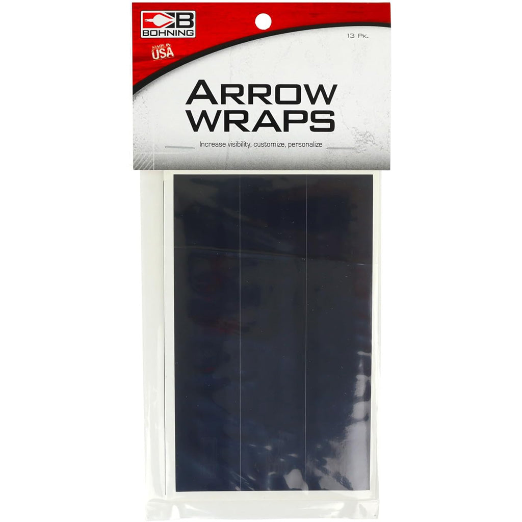 Bohning Arrow Wraps Small diameter 5.5 in. Blackout 13 pk.