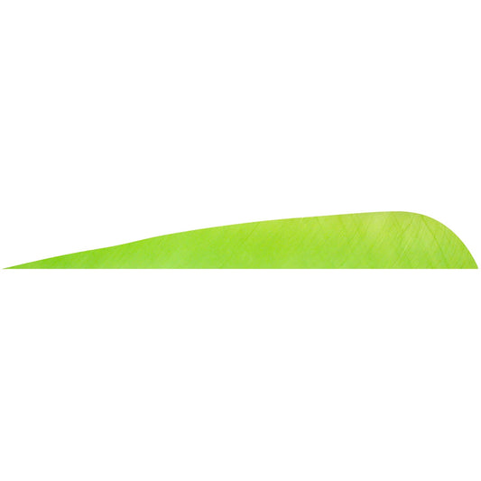 Gateway Parabolic Feathers Chartreuse 4 in. RW 12 pk.