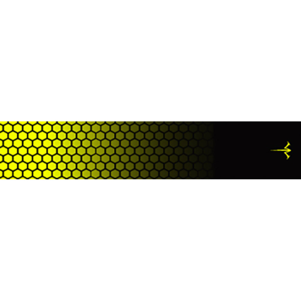 White Water Archery Honeycomb Fade Arrow Wraps Fade Flo Yellow 5 in. x 1.125 in. 15 pk.