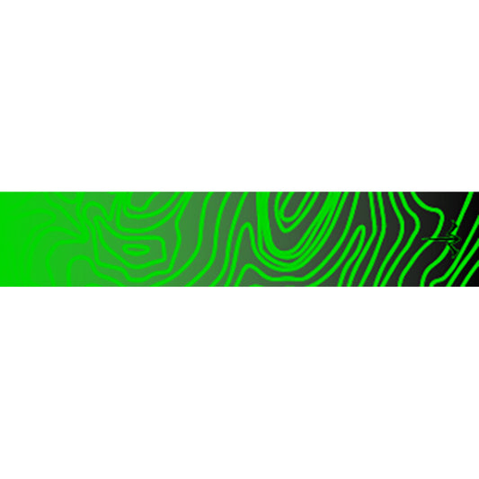 White Water Archery Topo Fade Arrow Wraps  Green 5 in. x 1.125 in. 15 pk.