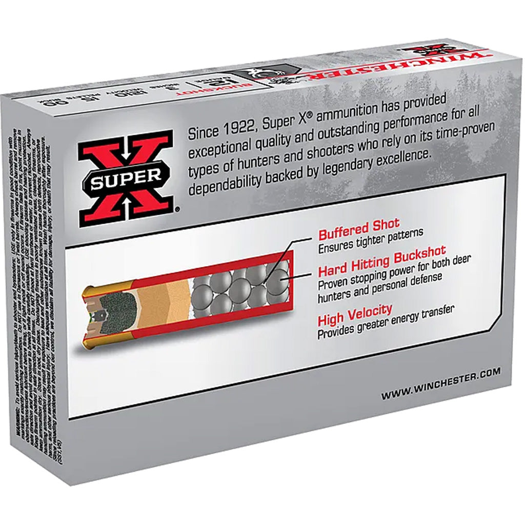 Winchester Super X Load 12 ga. 3 in. Buckshot 00 15 rd.