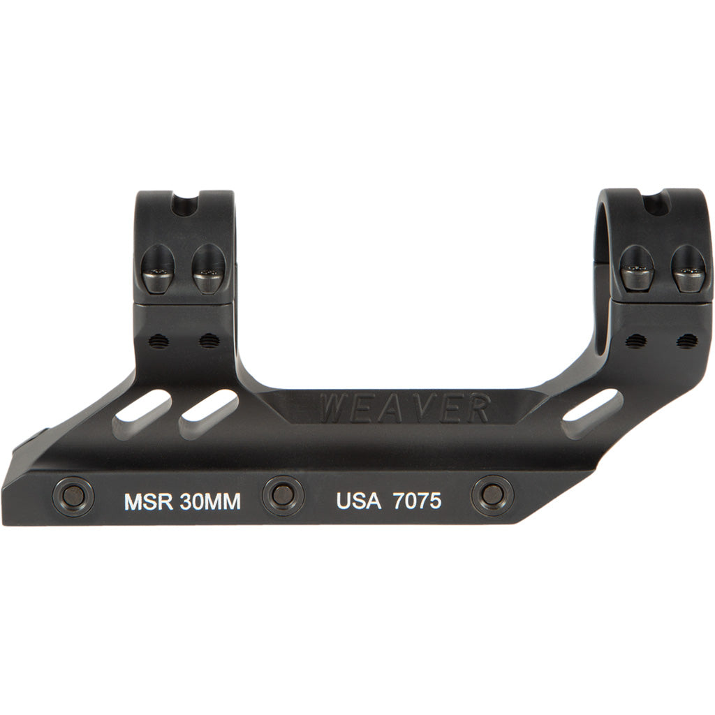 Weaver Tactical Picatinny MSR Mount Matte Black 30mm