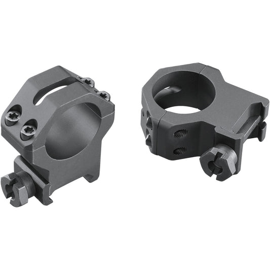 Weaver Tactical 4Hole Picatinny Ring Matte Black 1" XHigh Clamshell Pack