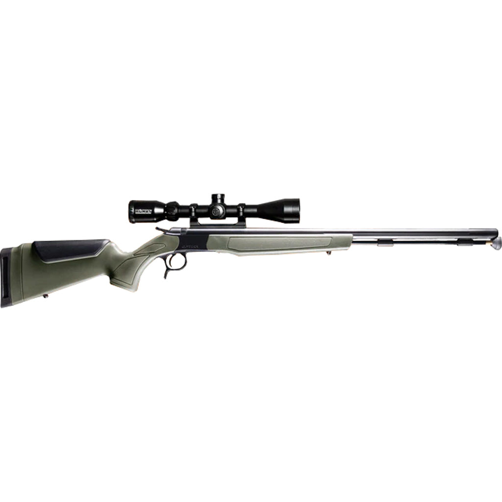 CVA Optima V3 Muzzleloader Package 50 Cal 26 in. Nitride/OD Green w/ Scope