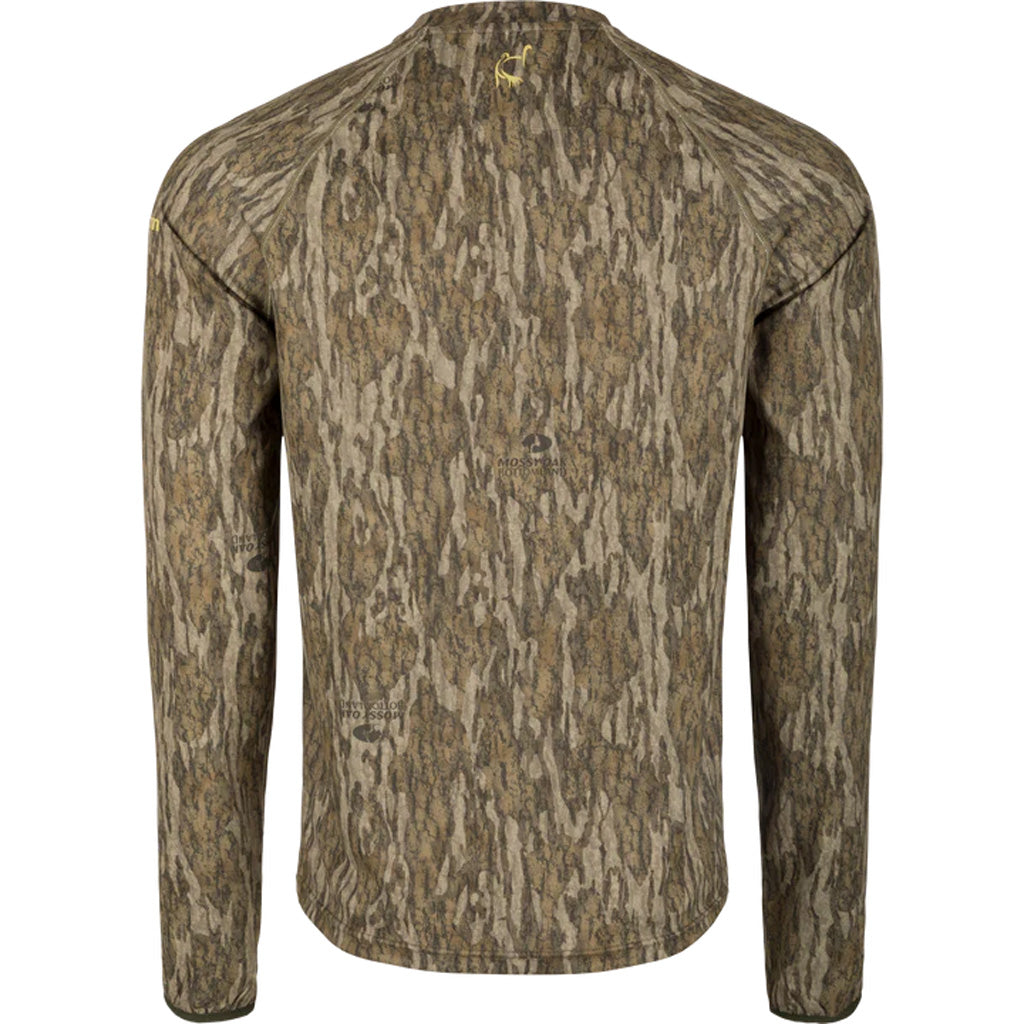 Drake Ol' Tom Mens Early Bird LS Performance Crew MO Bottomland 2XLarge