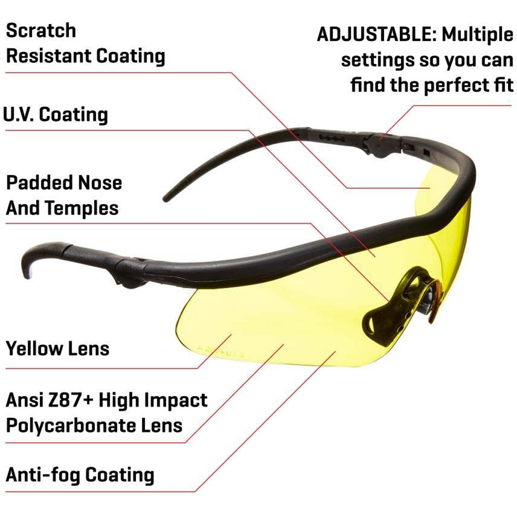 Guardian Shooting Glasses Yellow