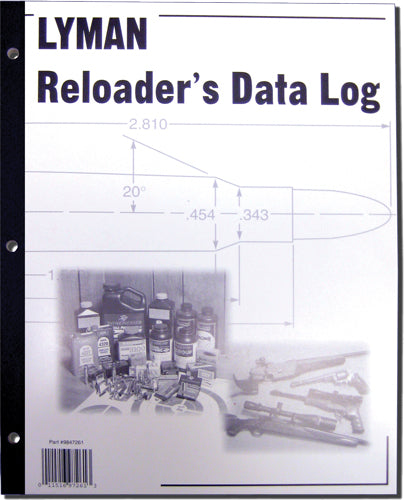 LYMAN RELOADER'S LOG BOOK