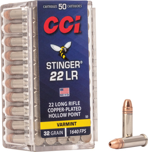 CCI STINGER 22LR 32GR JHP