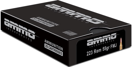 AMMO INC 223 REM 55GR FMJ