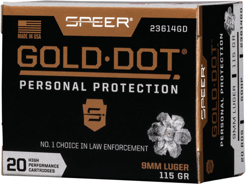 SPEER GOLD DOT 9MM LUGER