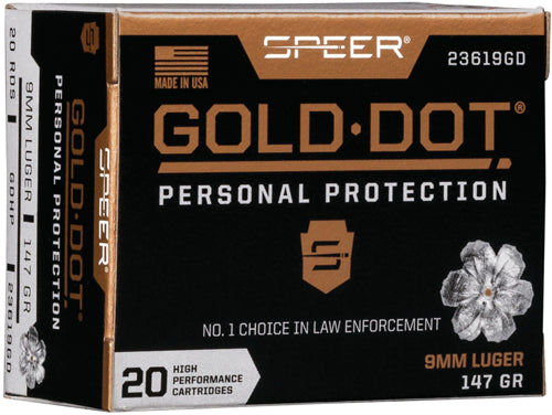 SPEER GOLD DOT 9MM LUGER