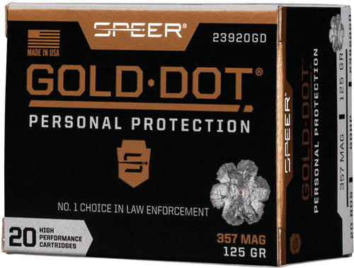 SPEER GOLD DOT 357 MAG 125GR