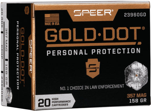 SPEER GOLD DOT 357 MAG 158GR