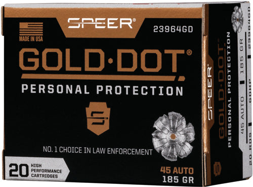 SPEER GOLD DOT 45 ACP