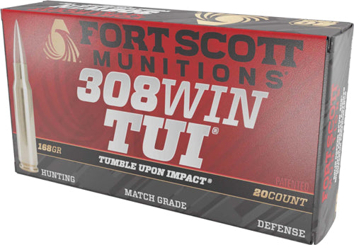 FORT SCOTT 308 WIN 168GR TUI