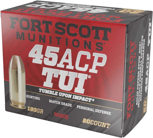 FORT SCOTT 45ACP 180GR TUI