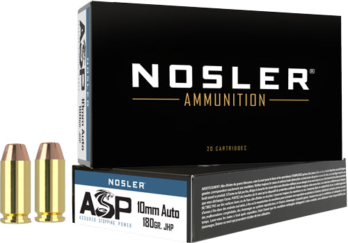 NOSLER 10MM 180GR ASP JHP