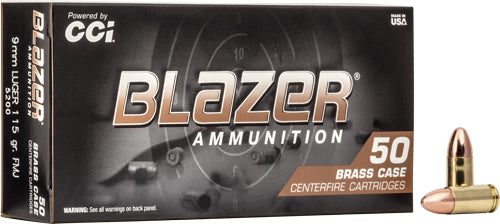 CCI BLAZER BRASS 9MM LUGER