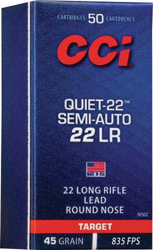 CCI QUIET SEMI-AUTO 22LR 45GR