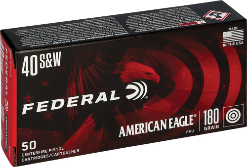 FEDERAL AE 40 SW 180GR FMJ-TC