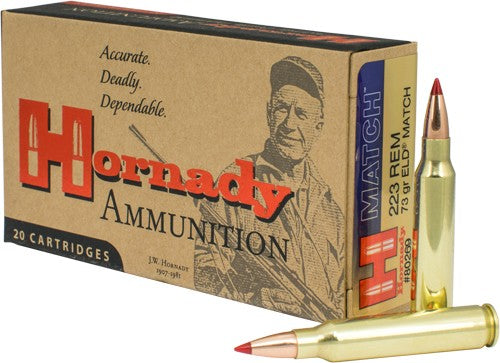 HORNADY 223 REM 73GR ELD MATCH