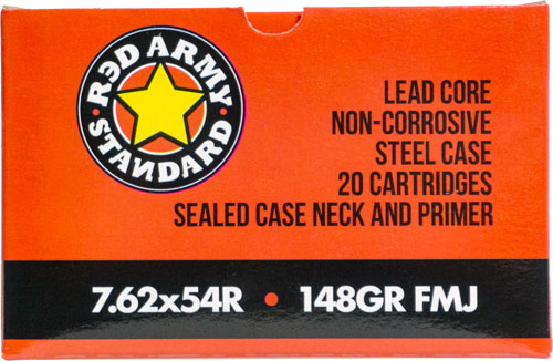 RED ARMY 7.62X54R 148GR FMJ
