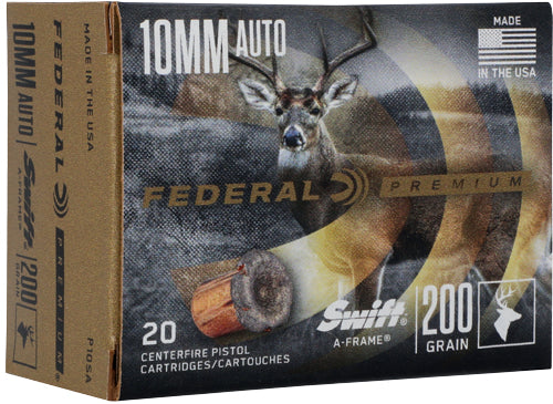 FEDERAL 10MM 200GR A-FRAME JHP