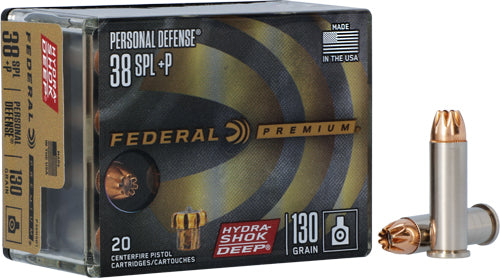 FEDERAL 38 SPECIAL+P 130GR