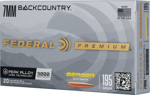 FEDERAL 7MM BC 195GR BERGER