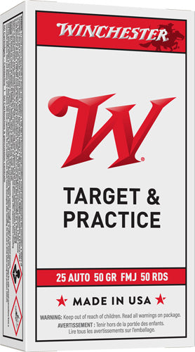 WINCHESTER USA 25 ACP 50GR