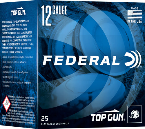 FEDERAL TOP GUN 12GA 1OZ #8