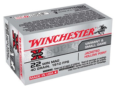 WINCHESTER SUPER-X 22WMR 40GR