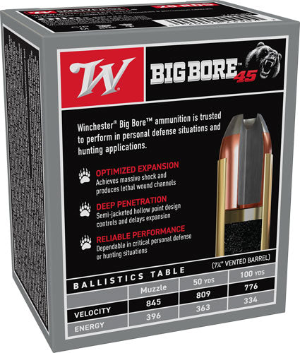 WINCHESTER BIG BORE 45 LC
