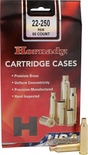 HORNADY UNPRIMED CASES 22-250