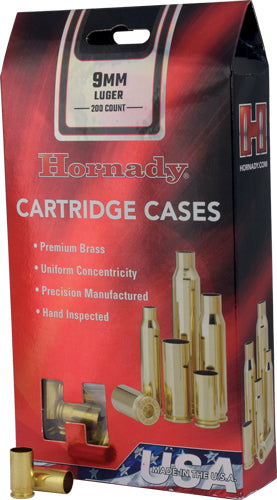 HORNADY UNPRIMED CASES 9MM